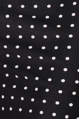 Ailbhe Lace Skirt - Black Polka Dot