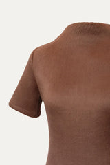 Short Sleeve Knitted Dress