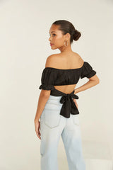 Mara Puff Crop Top