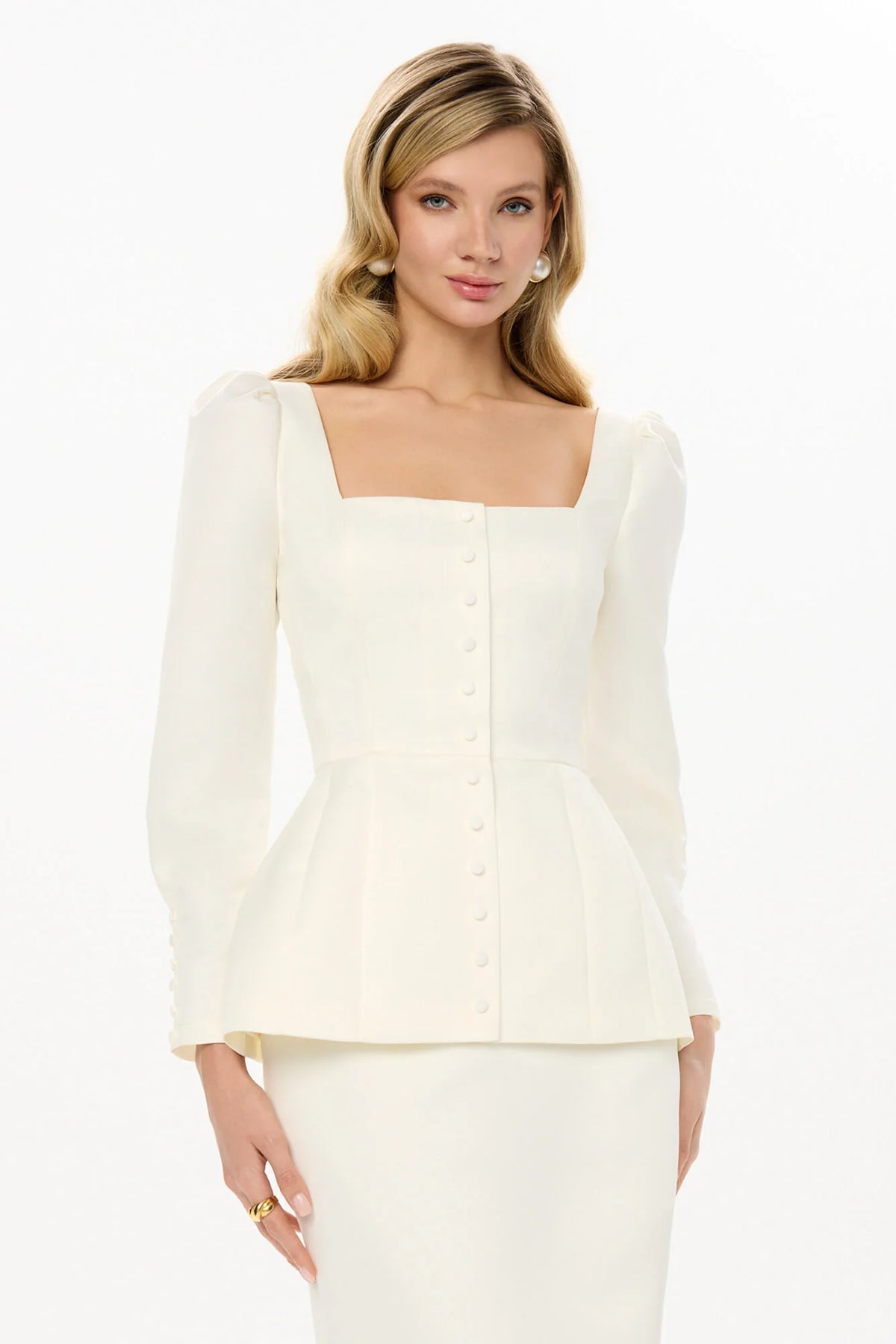 Satin Long Sleeve Top