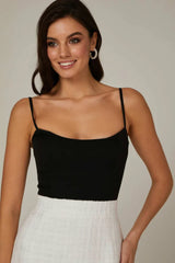 Viscose Corset Crop Top