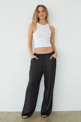 Leo Satin Drawstring Pants