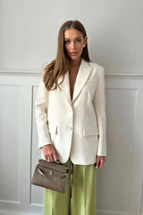 Single-breasted Oversized Jacket