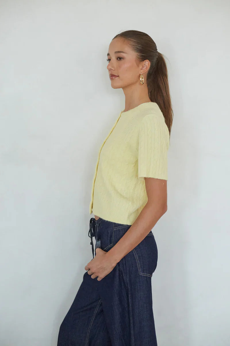 Lauren Cable Knit Cardigan