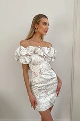 "Meringue" Floral Mini Dress