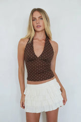 Marlo Ruffle Tiered Mini Skort