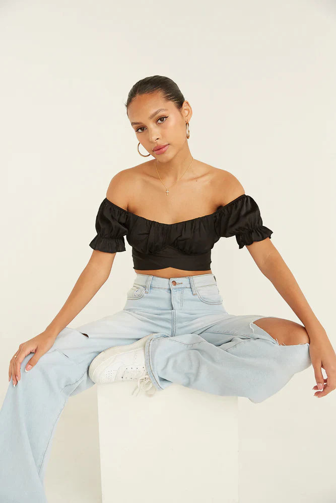 Mara Puff Crop Top