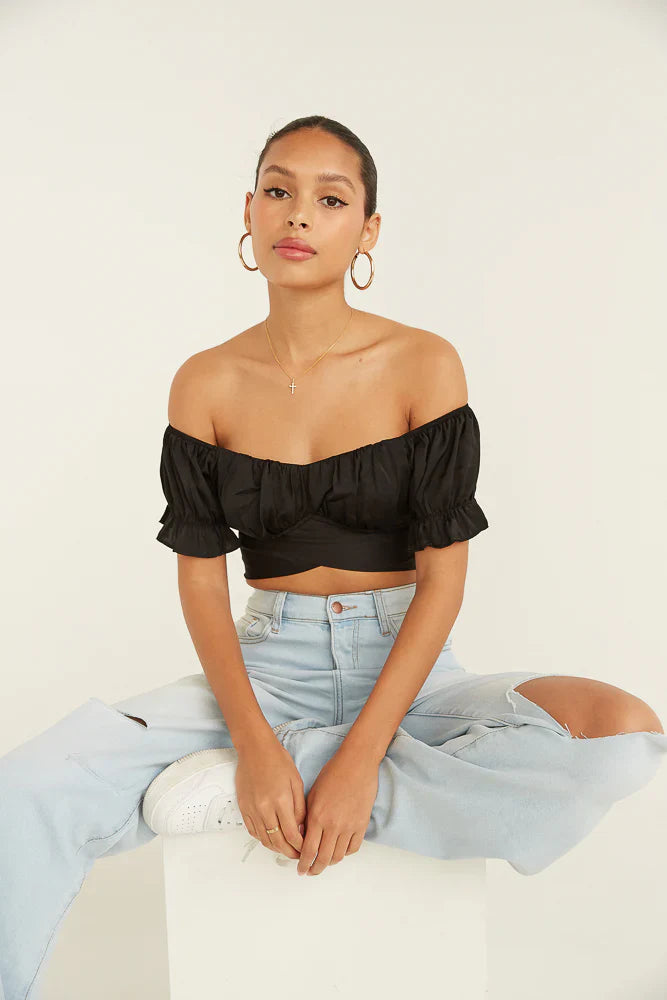Mara Puff Crop Top