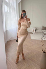 Lace Bustier Dress