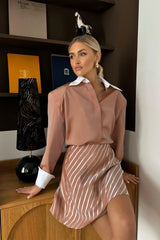 Striped Mini Skirt