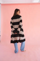 Alexis Striped Sweater Duster