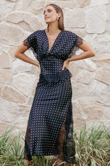 Ailbhe Top - Black Polka Dot