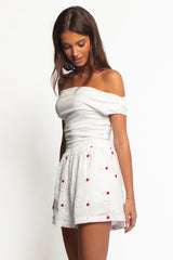 Aisha Shorts - White