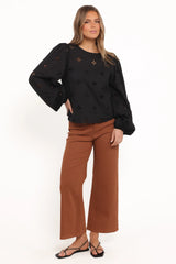 Aggie Blouse - Black