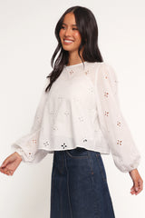 Aggie Blouse - White