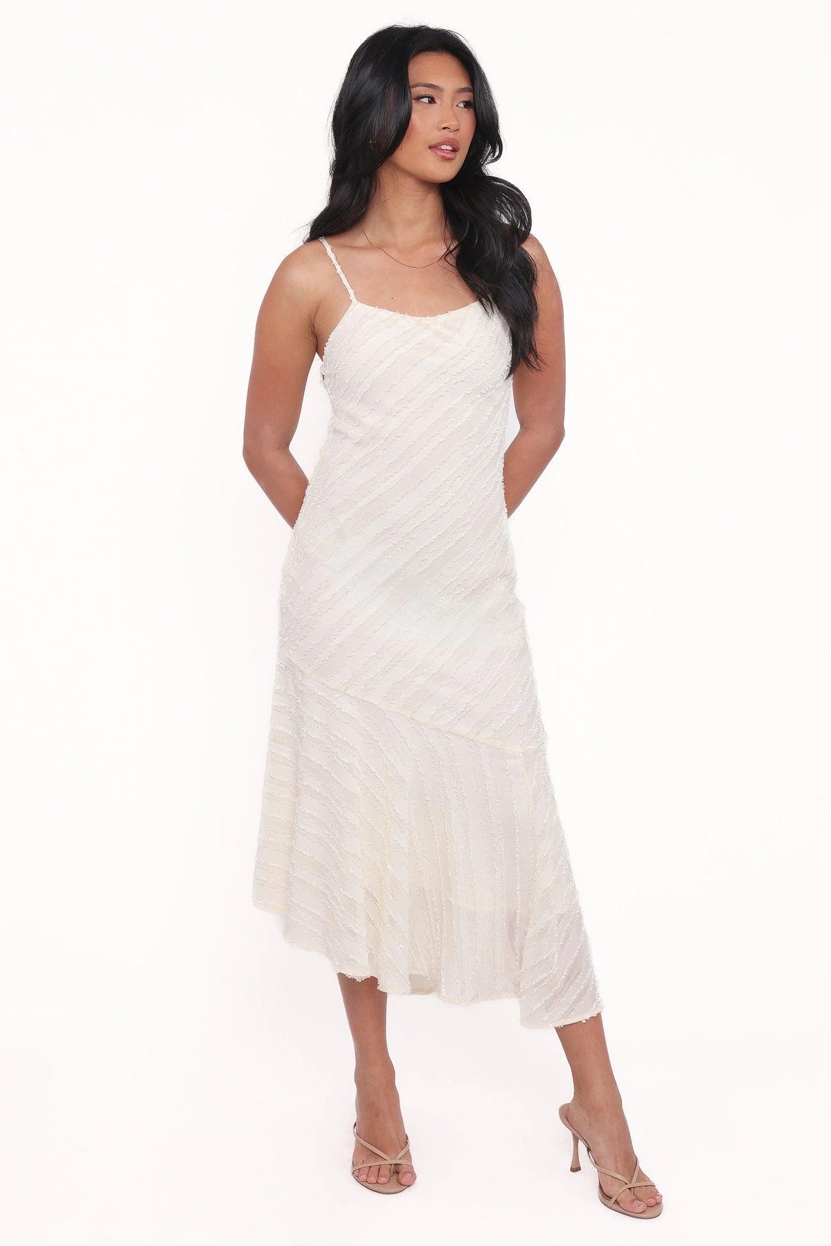 Aileen Midi Dress - Cream