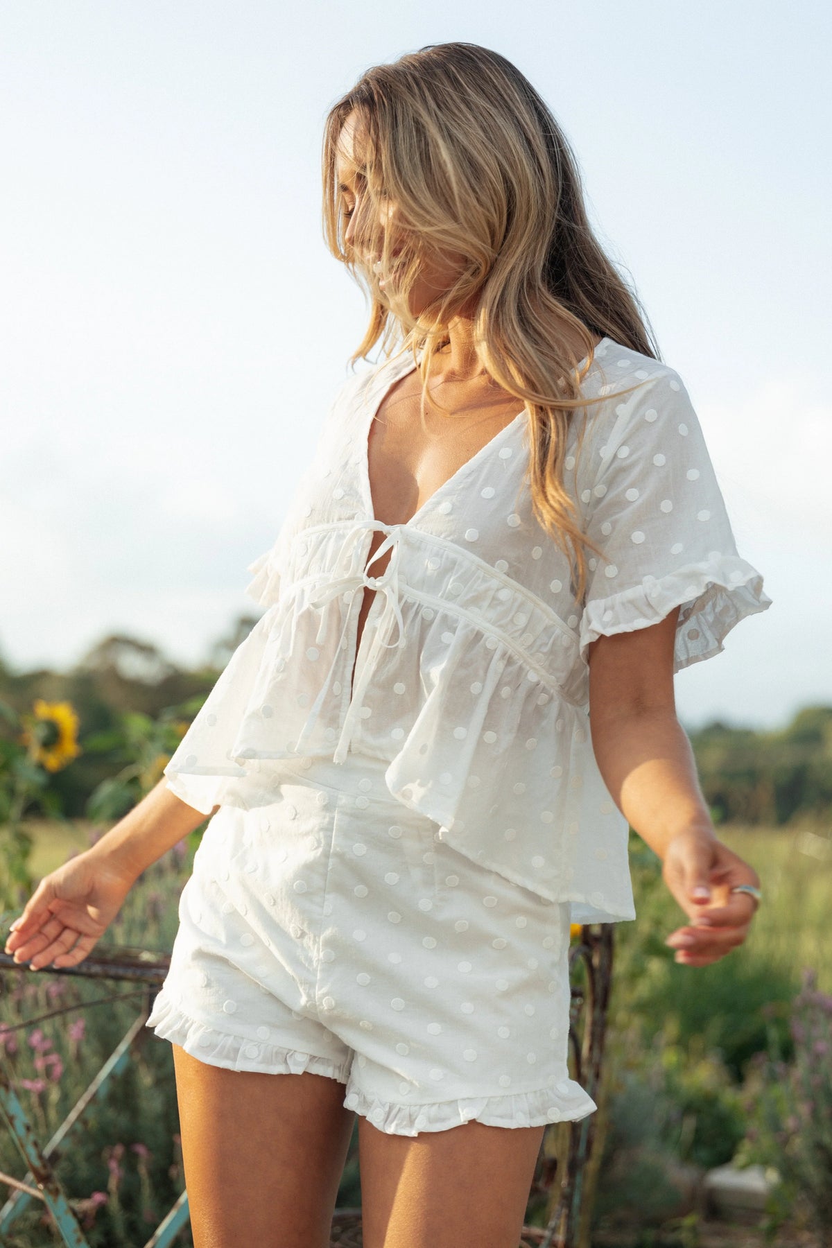Carlen Top - White