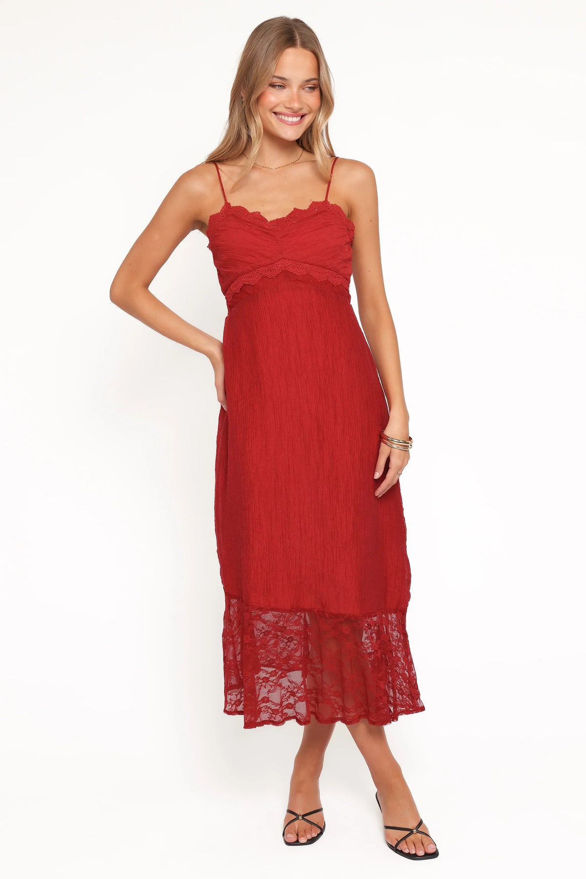 Winnie Maxi Dress - Red