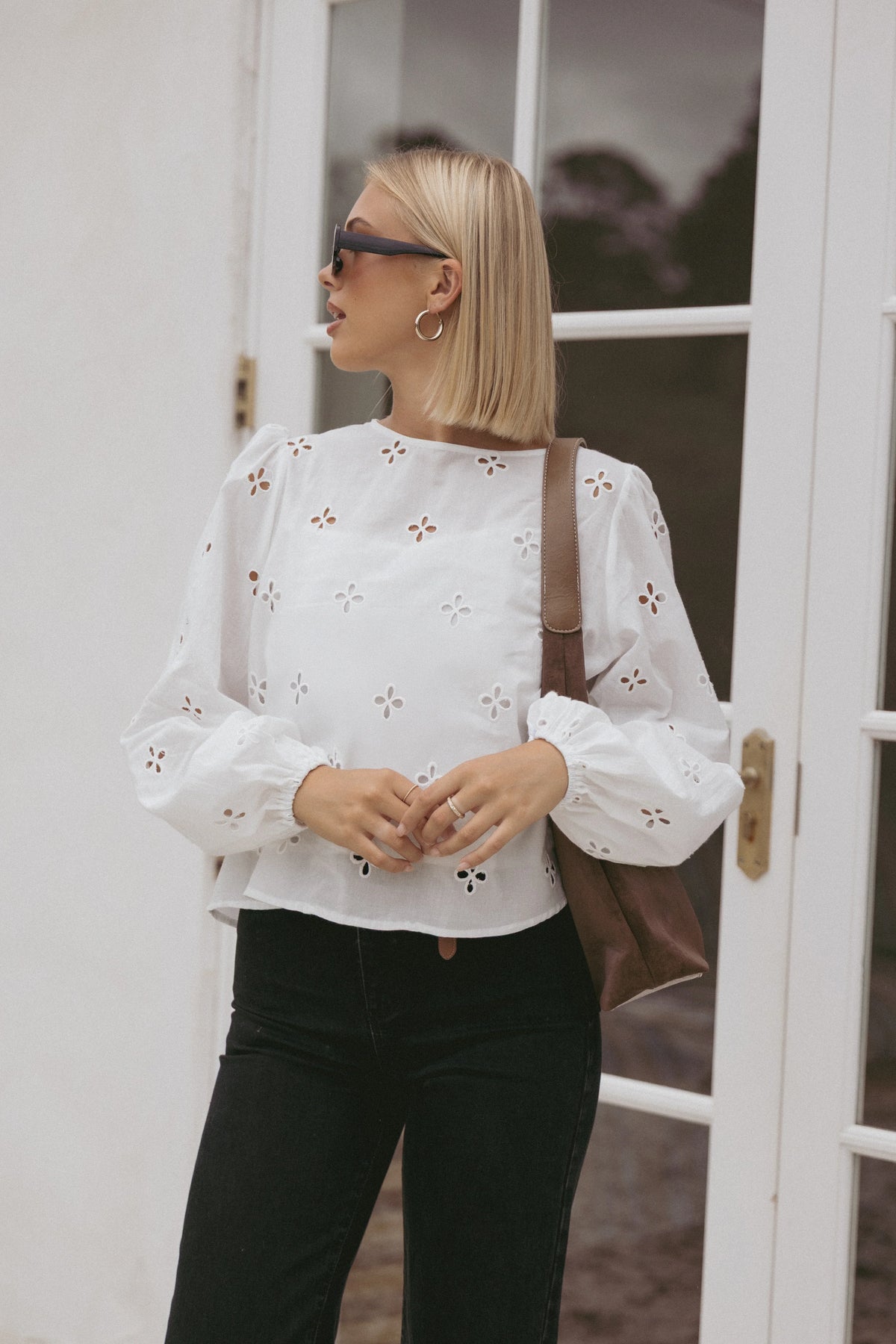 Aggie Blouse - White