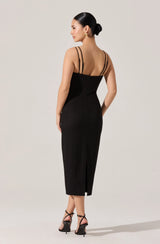 Allura Peekaboo Lace Midi Dress