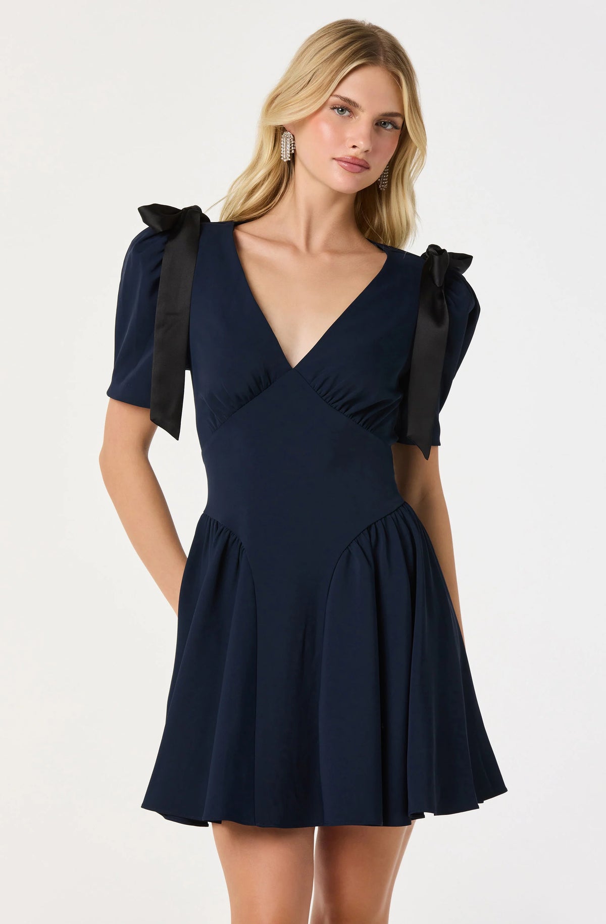 Ciela Bow Mini Dress